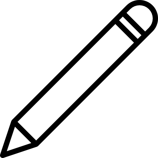 Edit writing draw tools and utensils icon