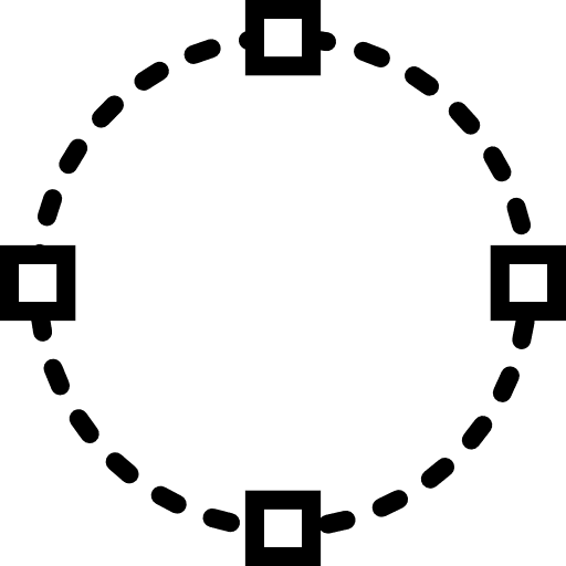 Oval oval edit interface icon