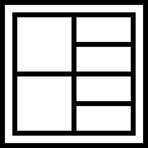 Square design shapes square icon