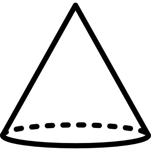 Cone graphic design interface shapes icon