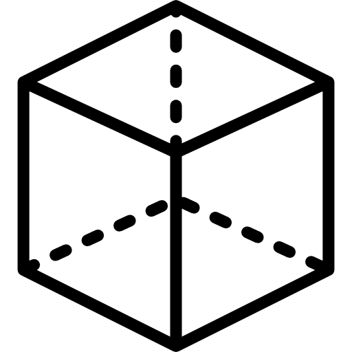 Cube cube shapes 3d icon