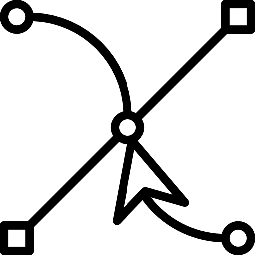 Vector edit graphic tool graphic editor icon