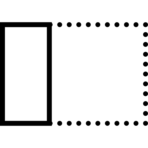 Left alignment graphic tool interface graphic design icon