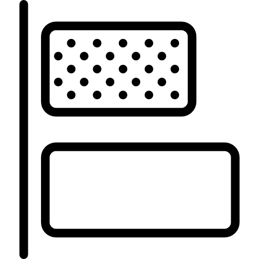 Left alignment graphic tool left alignment graphic design icon