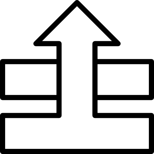 Sent arrows shapes interface icon