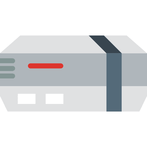 Game console multimedia leisure technology icon