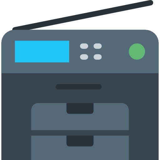 Copy machine copy machine photocopying device icon