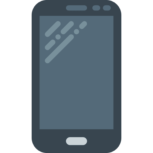 Smartphone devices mobile phone multimedia icon