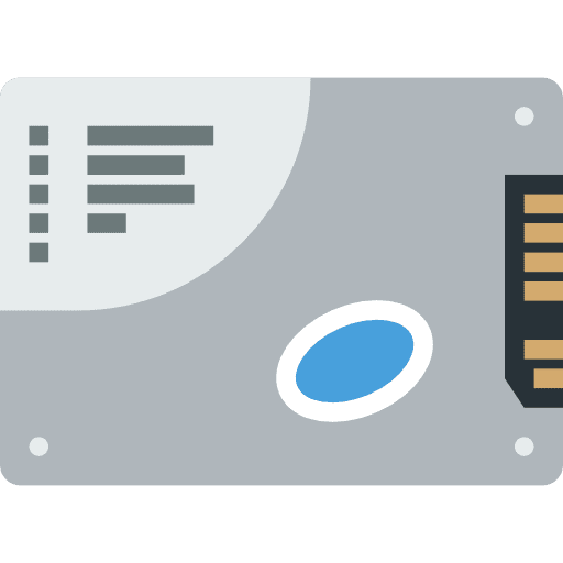 Ssd storage ssd device icon