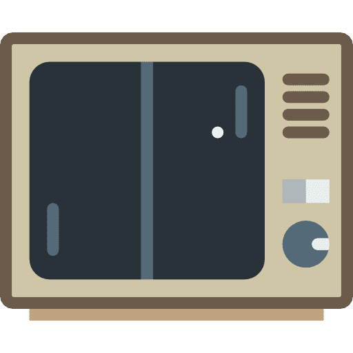 Television screen tv monitor icon