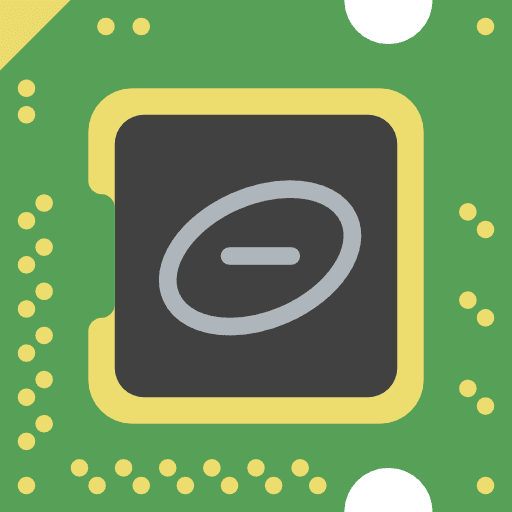 Chip chip electronic technology icon