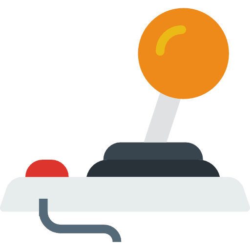 Joystick electronic video game gamepad icon