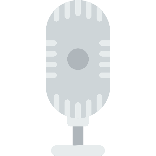 Microphone technology sound radio icon