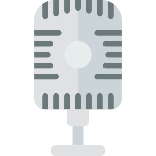 Microphone unmute radio technology icon
