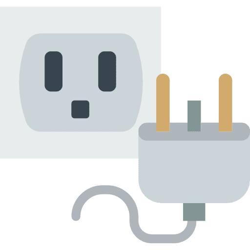 Plug socket plug technology icon