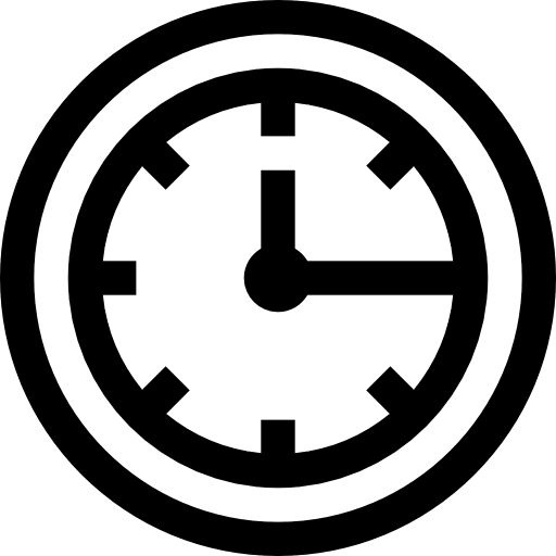 Clock tool watch tools and utensils icon