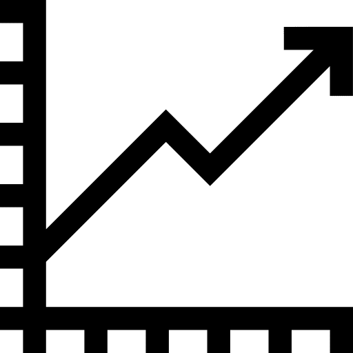 Diagram business and finance arrow diagram icon
