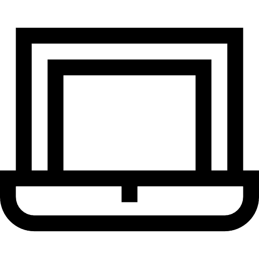 Laptop computer electric computing icon