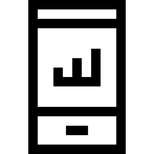 Smartphone smartphone technology business and finance icon