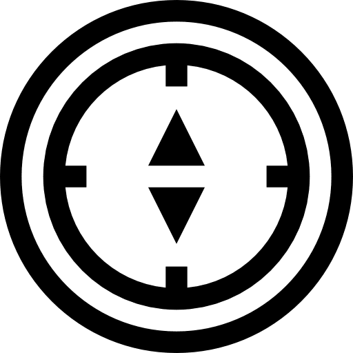 Compass technology gps cursor icon