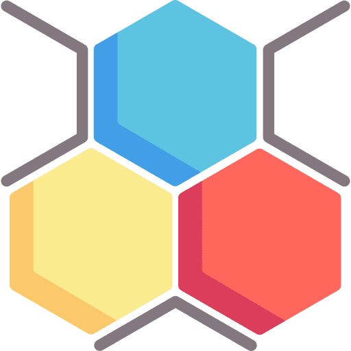 Bond chemistry bond education icon