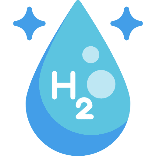H2o education nature drop icon