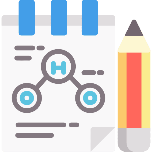 Notes notebook science notes icon