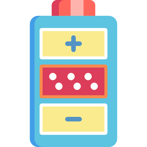 Battery battery level battery status full battery icon