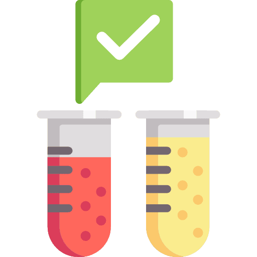 Blood test healthcare and medical blood sample medical icon