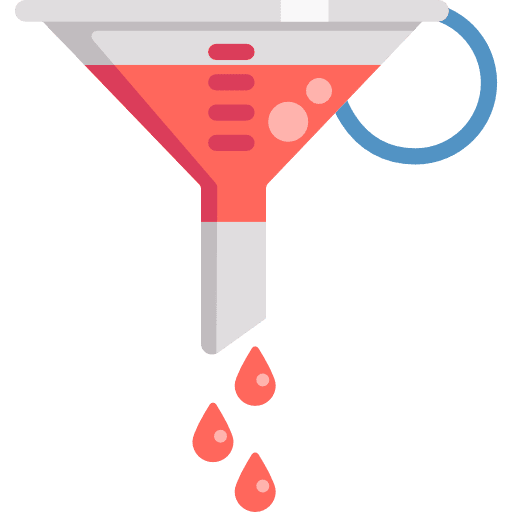 Filter miscellaneous tools and utensils funnel icon