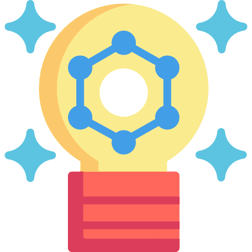 Light bulb technology electricity invention icon