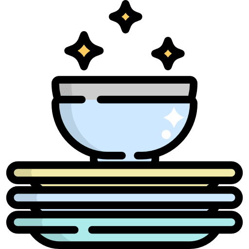 Dishes kitchenware bowls dishes icon