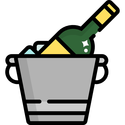 Champagne alcoholic drinks food and restaurant celebration icon