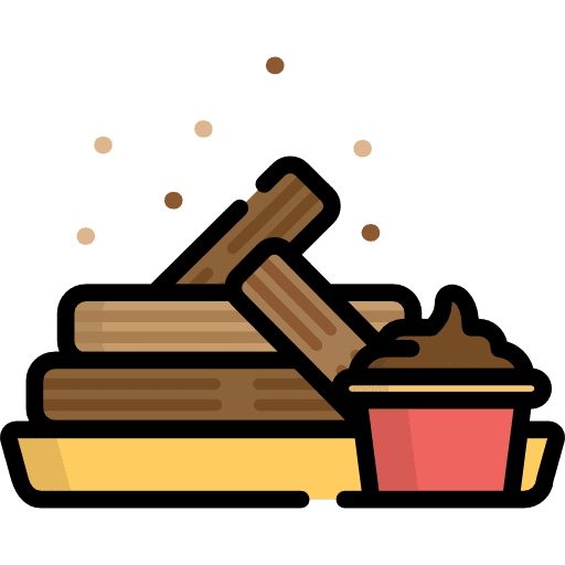 Churros churros food and restaurant spanish icon