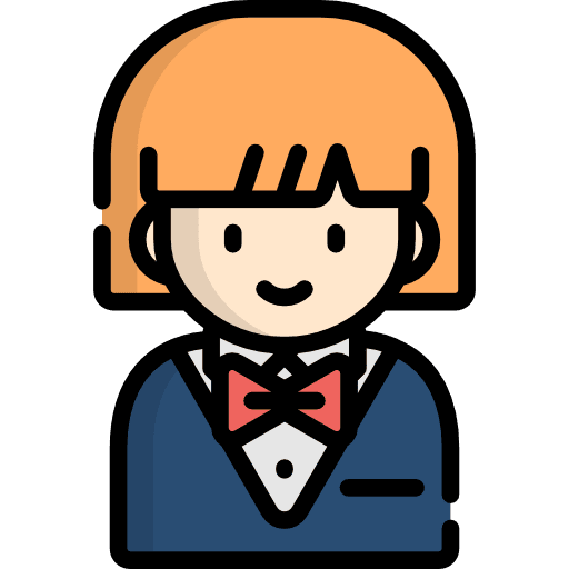 Waitress occupation job waitress icon