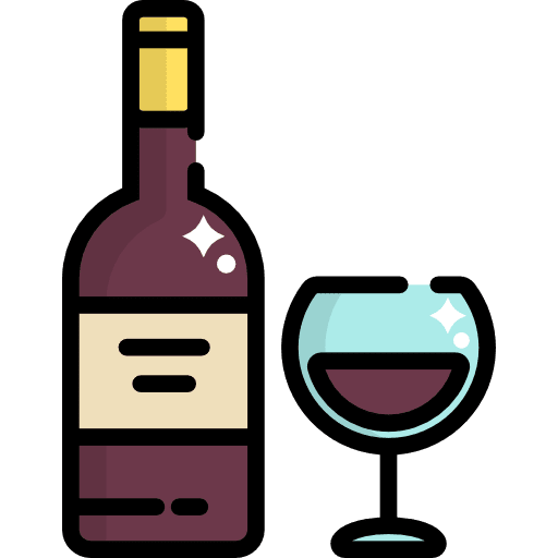 Wine wine bottle celebration party icon