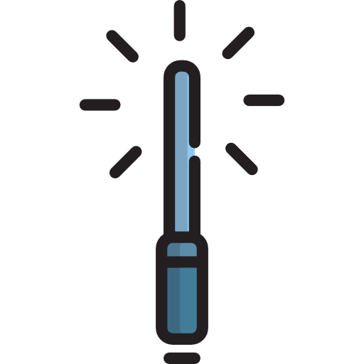 Lightsaber weapons science fiction miscellaneous icon