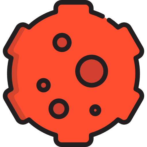 Meteorite nature meteorites asteroids icon