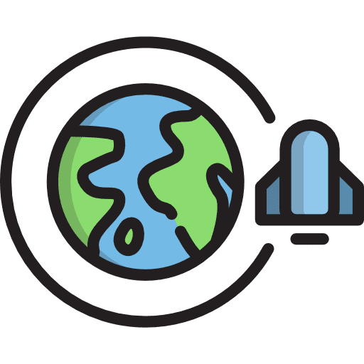 Spacecraft rocket rocket launch spacecraft icon