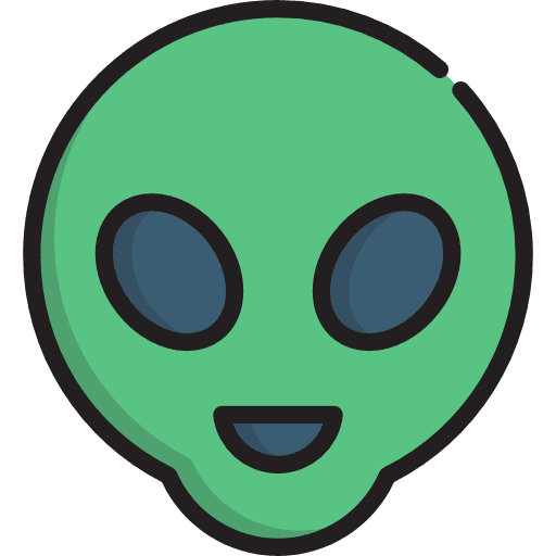 Alien miscellaneous extraterrestrial space icon