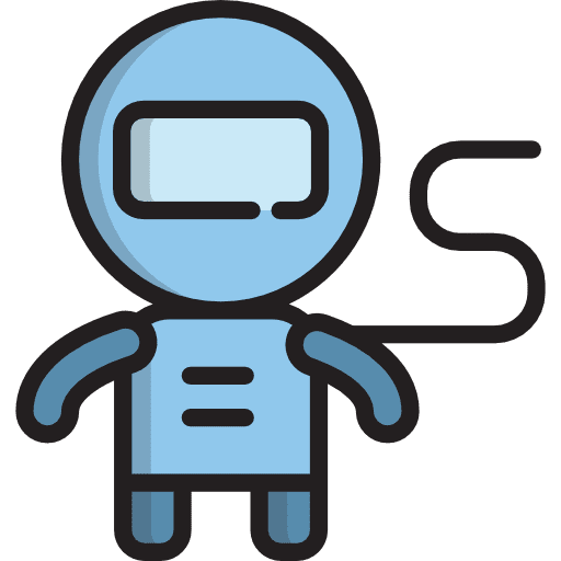 Astronaut equipment space suit aqualung icon