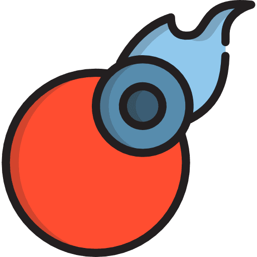 Comet space education astronomy icon