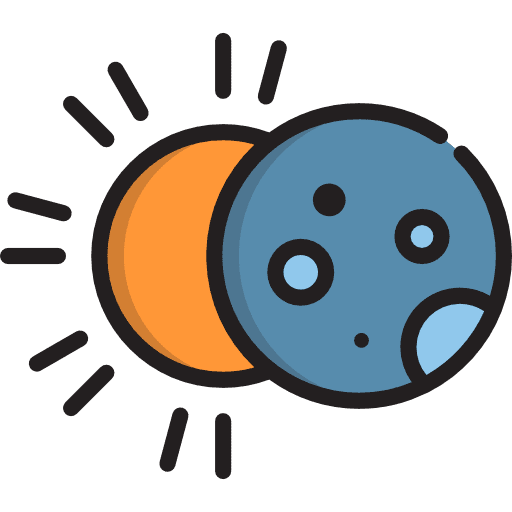 Eclipse astral space moon icon