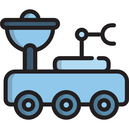 Moon rover transportation moon rover vehicle icon