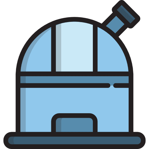 Observatory buildings miscellaneous space icon