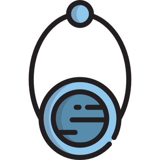 Orbit galaxy orbit planet icon