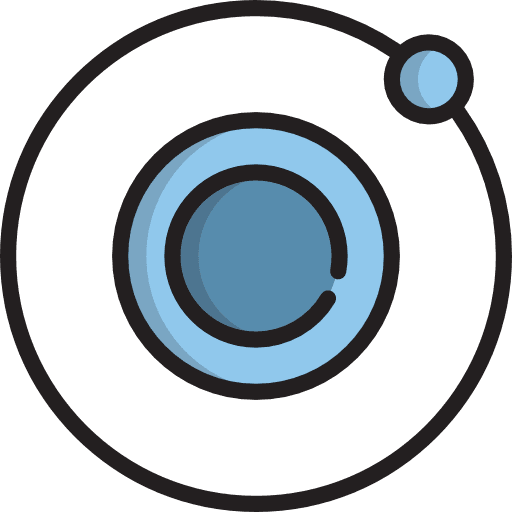 Orbit sputnik orbit education icon