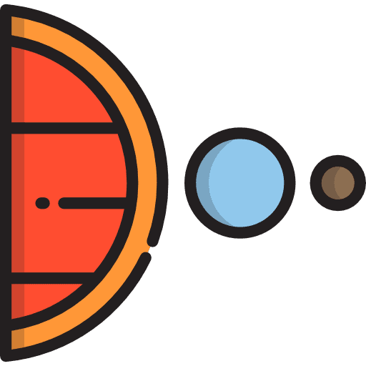 Planets sun astronomy planets icon