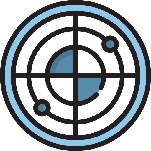Radar radar technology place icon
