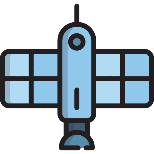 Satellite satellite communication space icon